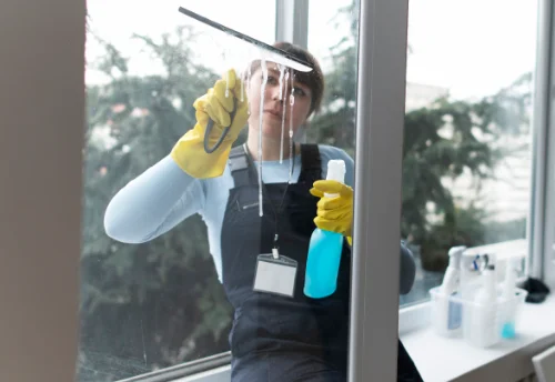 Nettoyage de vitres intérieures et extérieures à Chasteaux